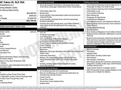 Used 2023 GMC Yukon XL SLE AWD/4WD image 6