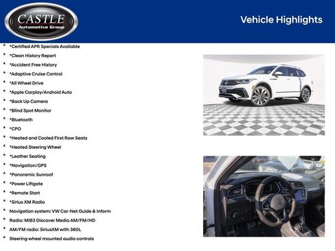Certified 2022 Volkswagen Tiguan SEL R-Line image 3
