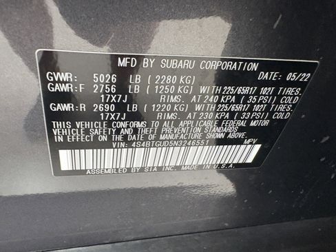 Used 2022 Subaru Outback Wilderness image 33