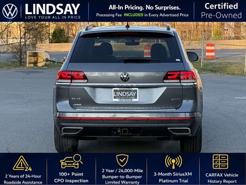 Certified 2022 Volkswagen Atlas SE w/ Panoramic Sunroof Package image 6