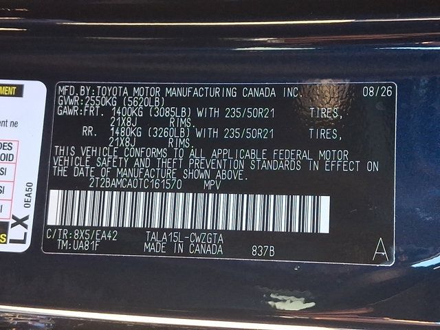 New 2026 Lexus RX 350 Premium w/ Convenience Package AWD/4WD image 16