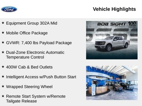 New 2025 Ford F150 XLT w/ Equipment Group 302A MID image 2