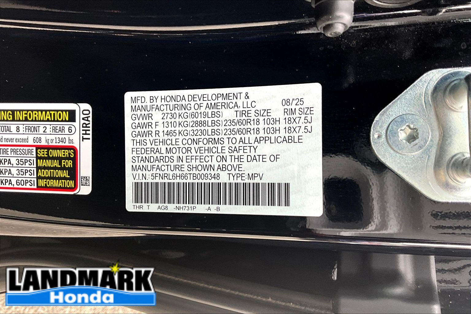 Certified 2026 Honda Odyssey EX-L image 36