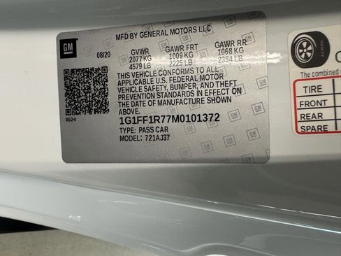 Used 2021 Chevrolet Camaro SS RWD image 37