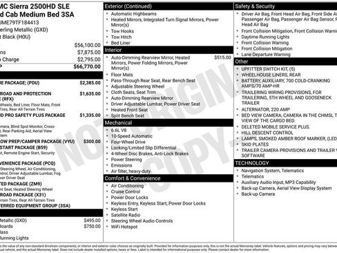 New 2026 GMC Sierra 2500 SLE w/ SLE Value Package; image 5