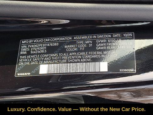 Used 2026 Volvo XC90 B6 Plus w/ Protection Package Premier AWD/4WD image 16