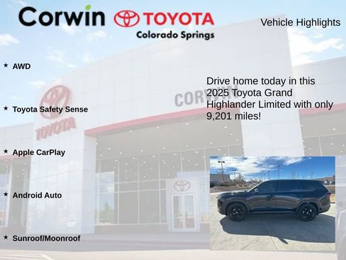 Used 2025 Toyota Grand Highlander AWD image 7