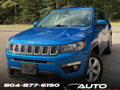 Used 2021 Jeep Compass Latitude w/ Sun and Sound Group AWD/4WD image 1