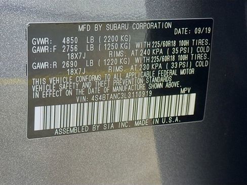 Used 2020 Subaru Outback Limited image 40