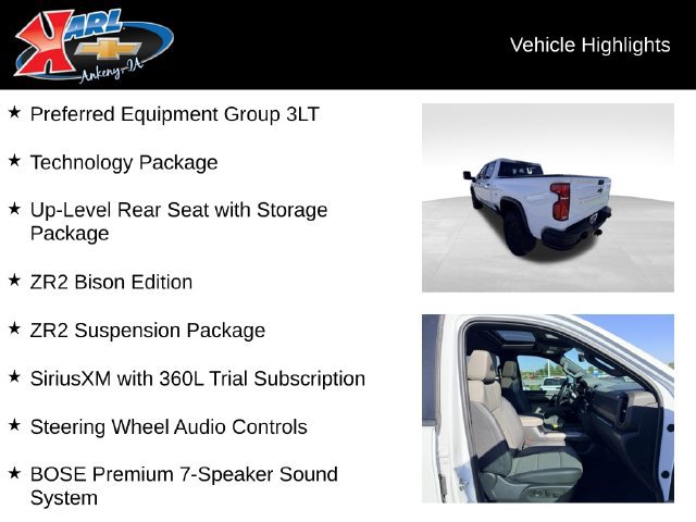 Certified 2025 Chevrolet Silverado 2500 ZR2 w/ ZR2 Bison Edition AWD/4WD image 2