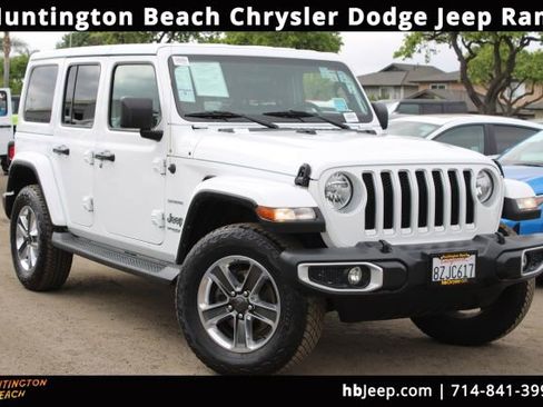 Used 2021 Jeep Wrangler Unlimited Sahara image 1