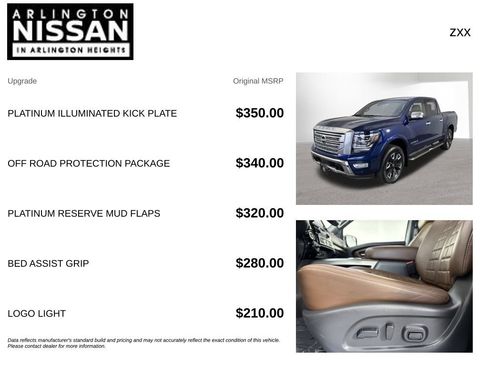 Used 2023 Nissan Titan Platinum Reserve w/ Off Road Protection Package AWD/4WD image 4