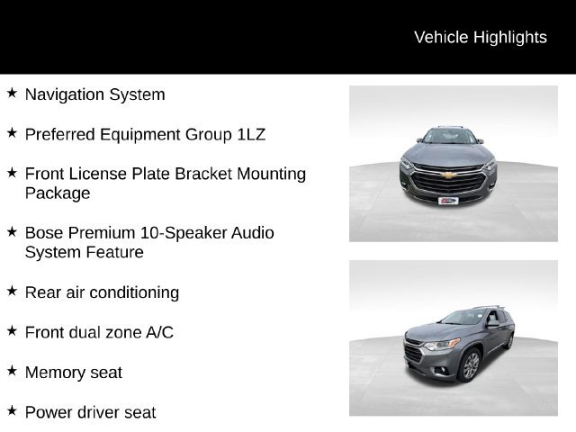 Certified 2020 Chevrolet Traverse Premier AWD/4WD image 13