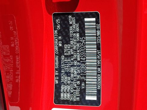 Used 2025 Subaru BRZ Limited RWD image 27