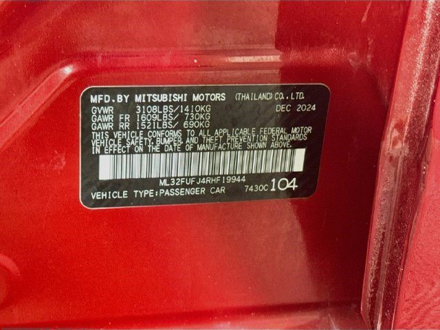 Used 2024 Mitsubishi Mirage G4 Black Edition FWD image 38