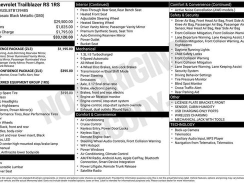 Used 2026 Chevrolet TrailBlazer RS w/ Convenience Package AWD/4WD image 23