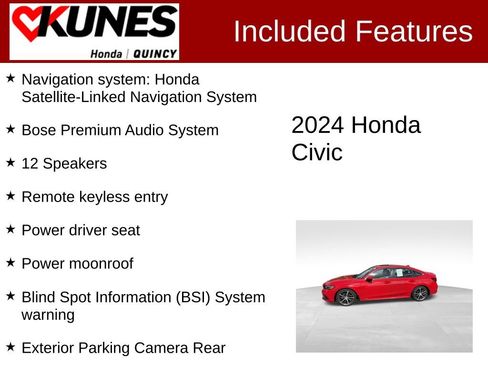 Used 2024 Honda Civic Touring image 2
