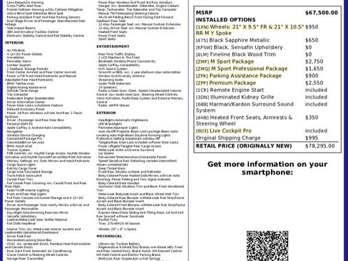 Used 2024 BMW X5 xDrive40i w/ M Sport Package AWD/4WD image 53