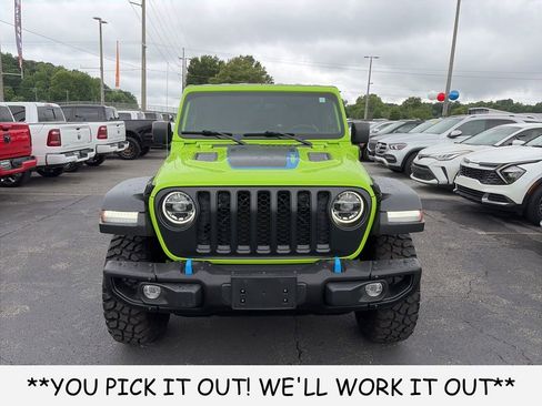 Used 2021 Jeep Wrangler Unlimited Rubicon 4xe w/ Steel Bumper Group AWD/4WD image 2