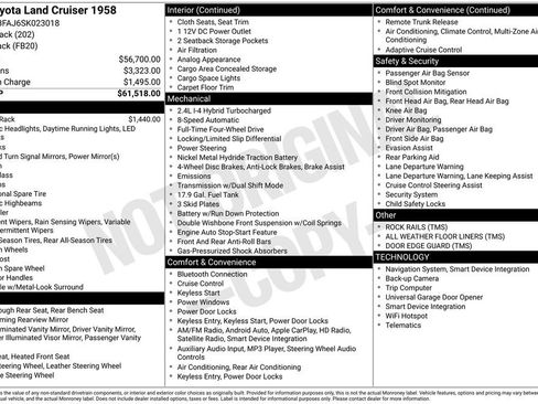 Used 2025 Toyota Land Cruiser 1958 image 3