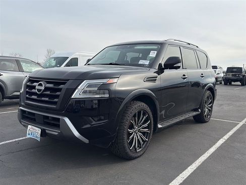 Used 2022 Nissan Armada Platinum w/ Captain's Chairs Package image 1