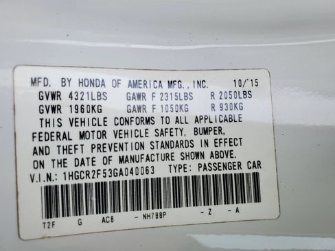 Used 2016 Honda Accord Sport image 56