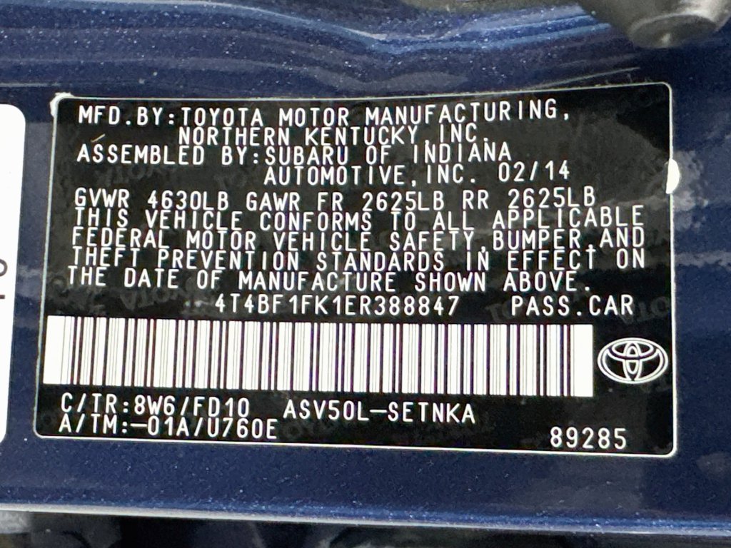 Used 2014 Toyota Camry LE FWD image 28