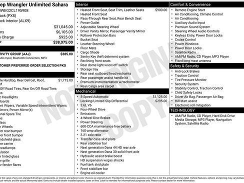 Used 2012 Jeep Wrangler Unlimited Sahara w/ Connectivity Group image 26