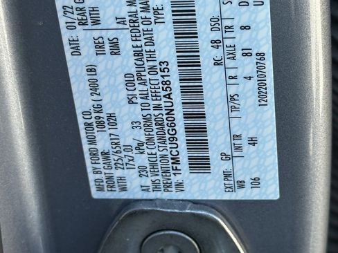 Used 2022 Ford Escape SE image 38