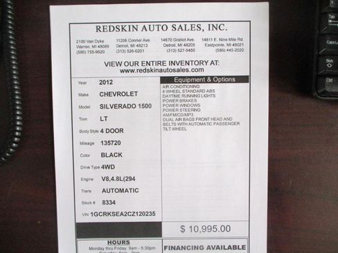 Used 2012 Chevrolet Silverado 1500 LT image 13