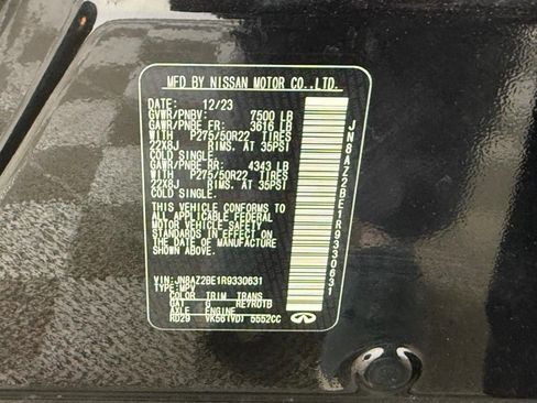 Used 2024 INFINITI QX80 Sensory AWD/4WD image 33