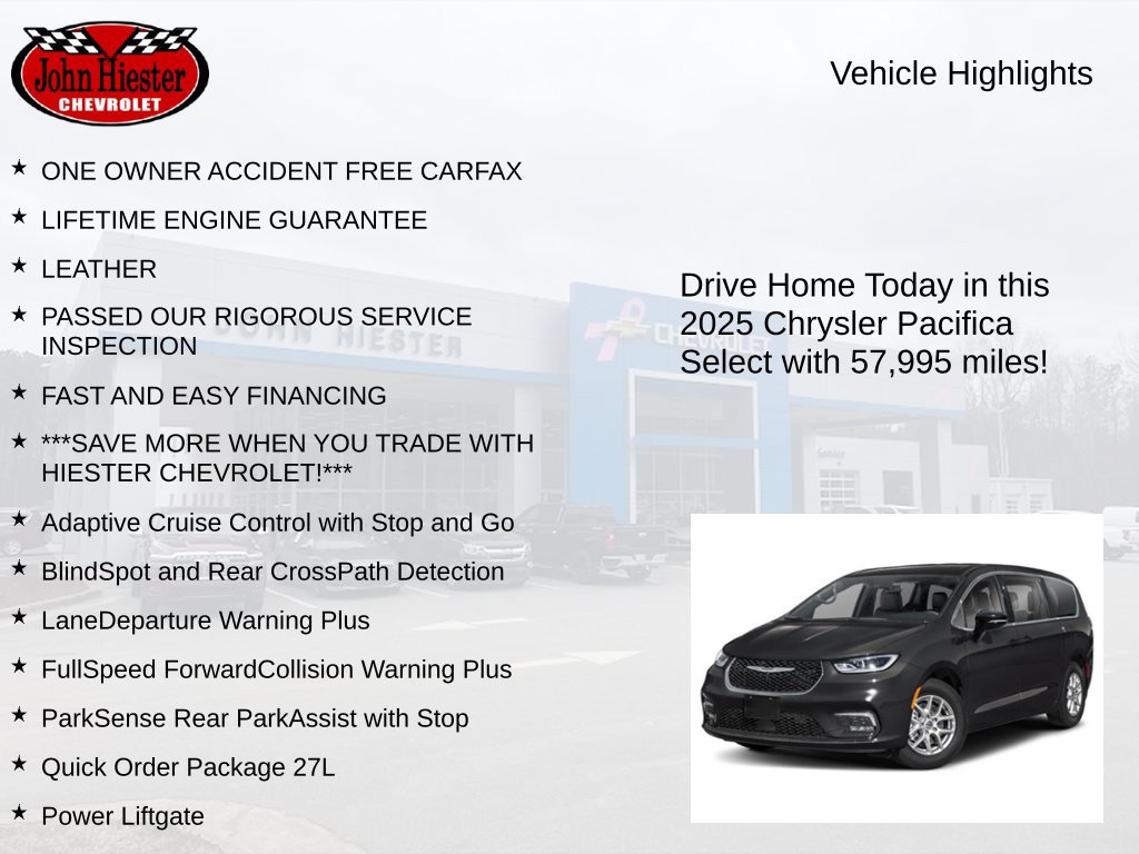 Used 2025 Chrysler Pacifica Select FWD image 3