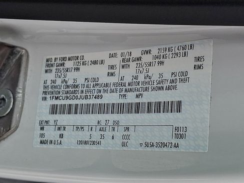 Used 2018 Ford Escape SE w/ SE Sync 3 Package image 26