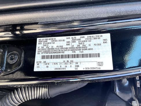 Used 2022 Ford F150 Lariat w/ Equipment Group 502A High AWD/4WD image 20