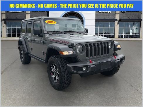 Used 2021 Jeep Wrangler Unlimited Rubicon w/ Cold Weather Group AWD/4WD image 1