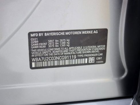 Used 2022 BMW 750i xDrive w/ Executive Package AWD/4WD image 44