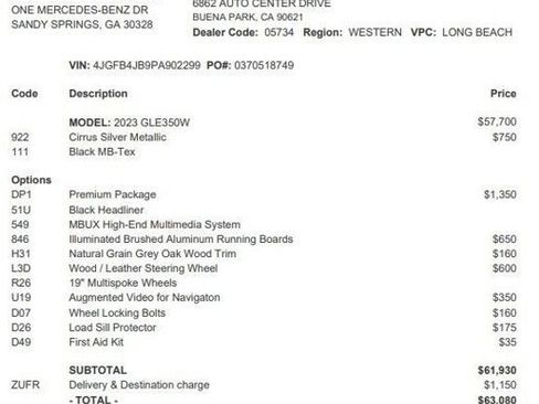 Certified 2023 Mercedes-Benz GLE 350 image 4