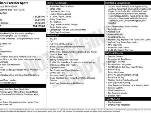 Used 2023 Subaru Forester Sport image 15