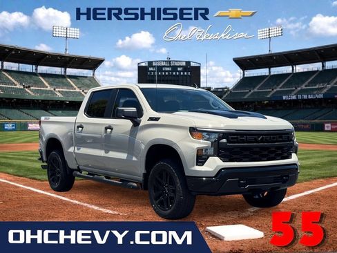 New 2026 Chevrolet Silverado 1500 Custom Trail Boss w/ Turbomax Blackout Package AWD/4WD image 1