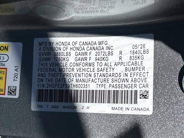 Used 2026 Honda Civic Sport image 19