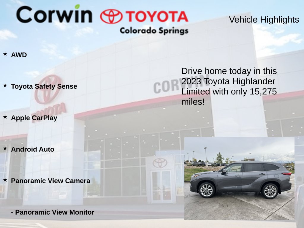 Used 2023 Toyota Highlander Limited AWD/4WD image 6