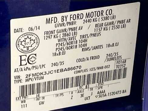 Used 2014 Ford Edge SEL w/ Equipment Group 202A image 35