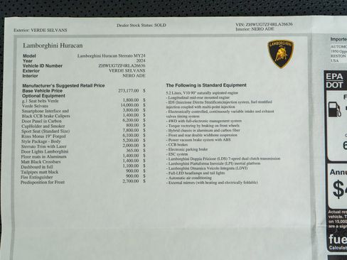 Used 2024 Lamborghini Huracan Sterrato image 24