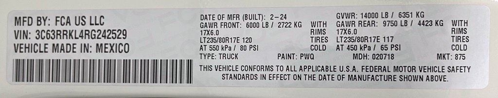 Used 2024 RAM 3500 Limited w/ Safety Group AWD/4WD image 61