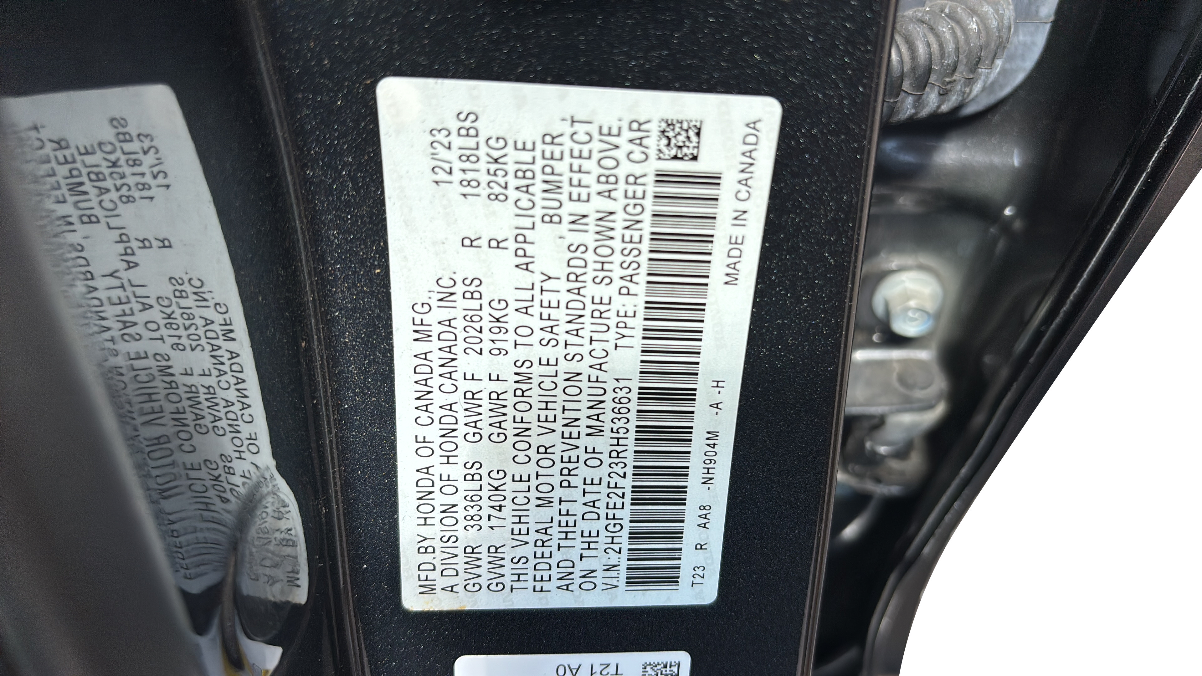 Certified 2024 Honda Civic LX image 15