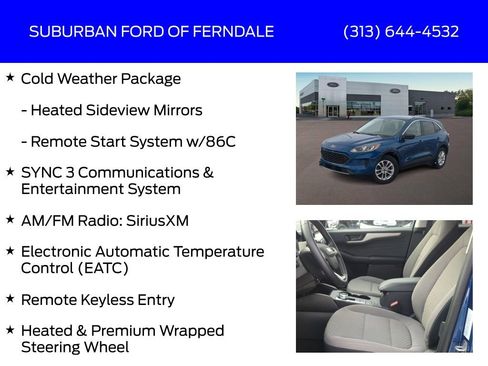 Used 2022 Ford Escape SE w/ Cold Weather Package image 9