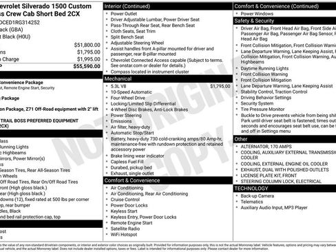 Used 2024 Chevrolet Silverado 1500 Custom Trail Boss image 6