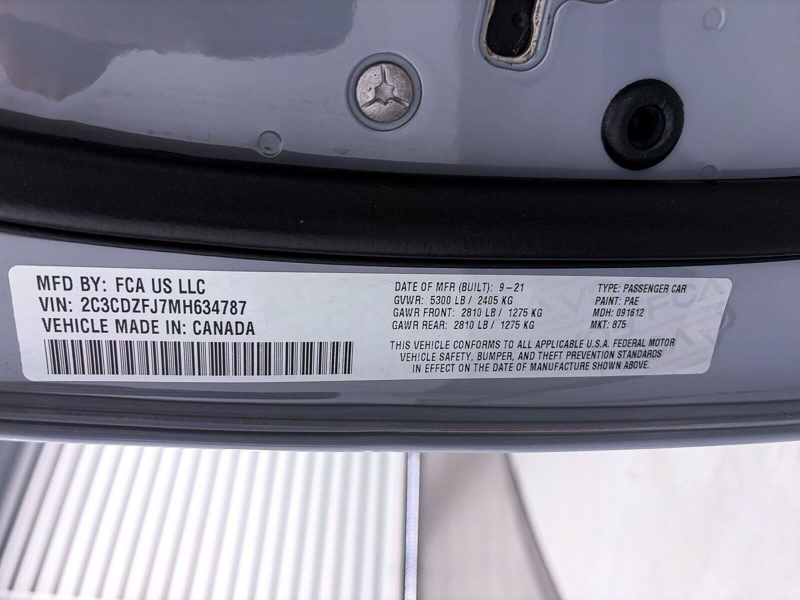Used 2021 Dodge Challenger R/T Scat Pack RWD image 41
