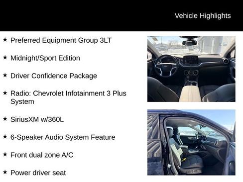 Certified 2024 Chevrolet Blazer LT w/ Midnight/Sport Edition image 12