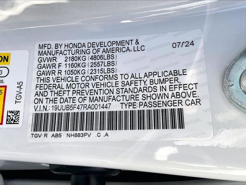 Certified 2024 Acura TLX Technology Package image 35